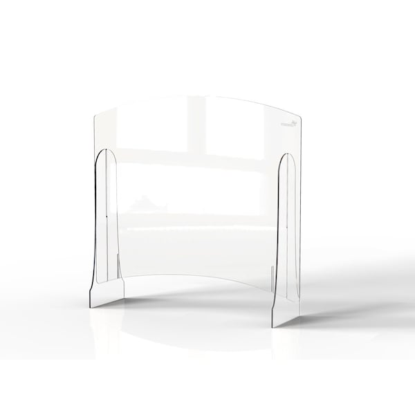 Rosseto Serving Solutions Avant Guarde Shield + Serve 36" Wide Double Level Sneeze Guard with Adjustable Pass Through, 1 EA AG022 - main